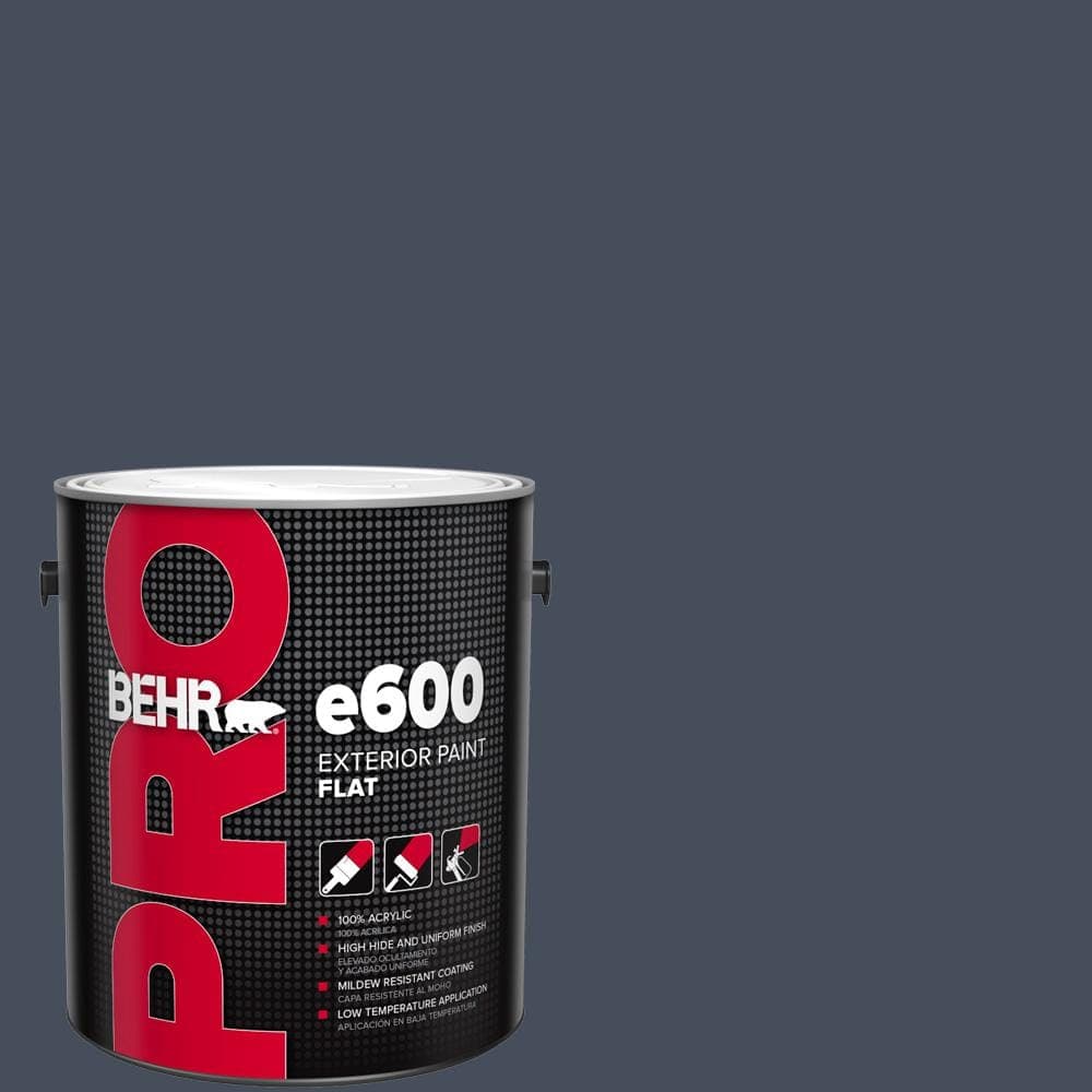 BEHR PRO 1 gal. #MQ5-10 Secret Society Flat Exterior Paint