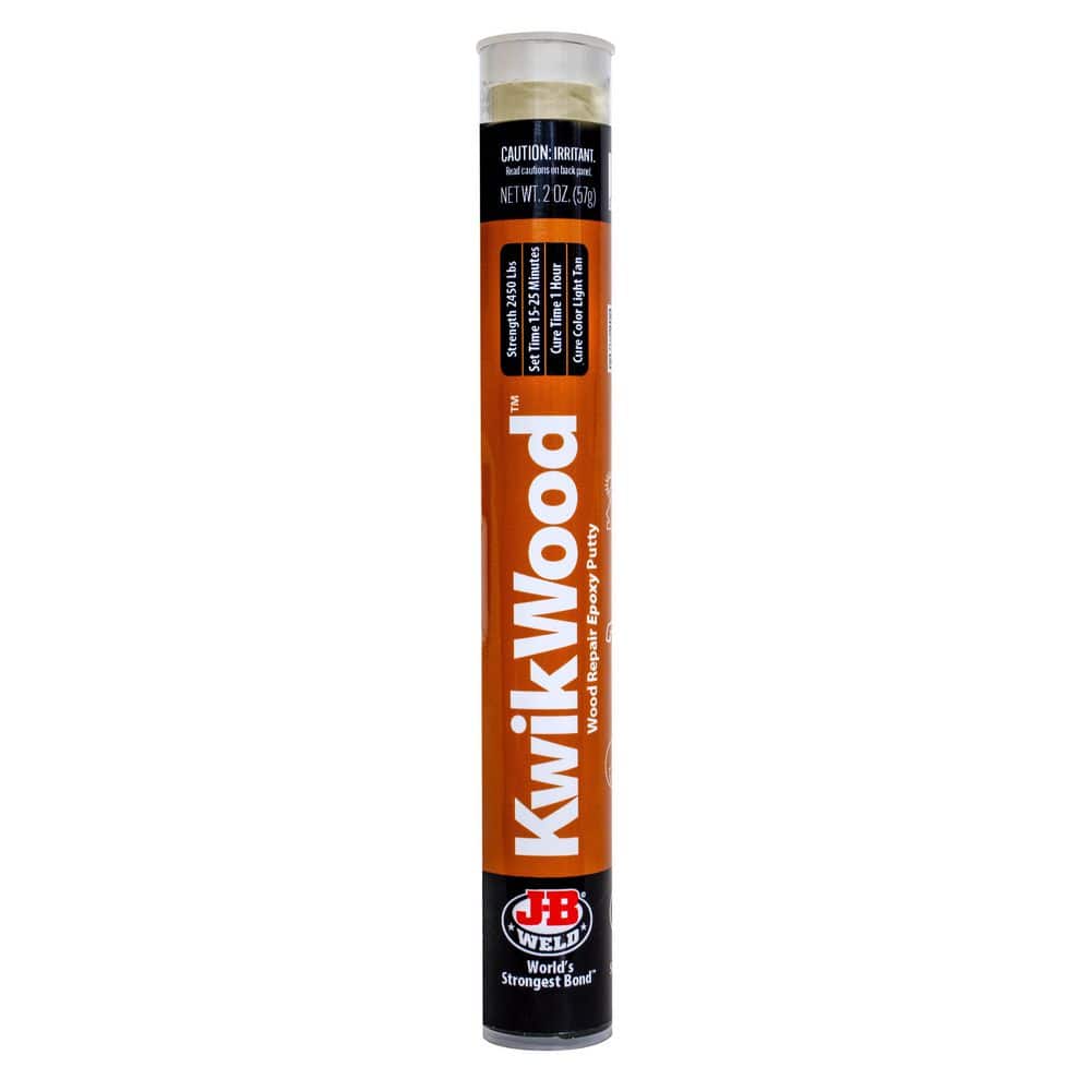 J-B Weld 7 in. KwikWood Tan Wood Putty Stick (1)