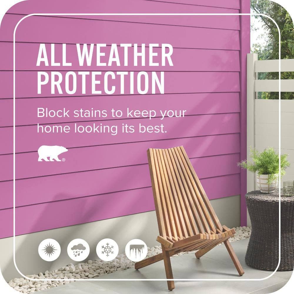 BEHR ULTRA 1 qt. #680B-5 Strawberry Freeze Satin Enamel Exterior Paint & Primer (4)