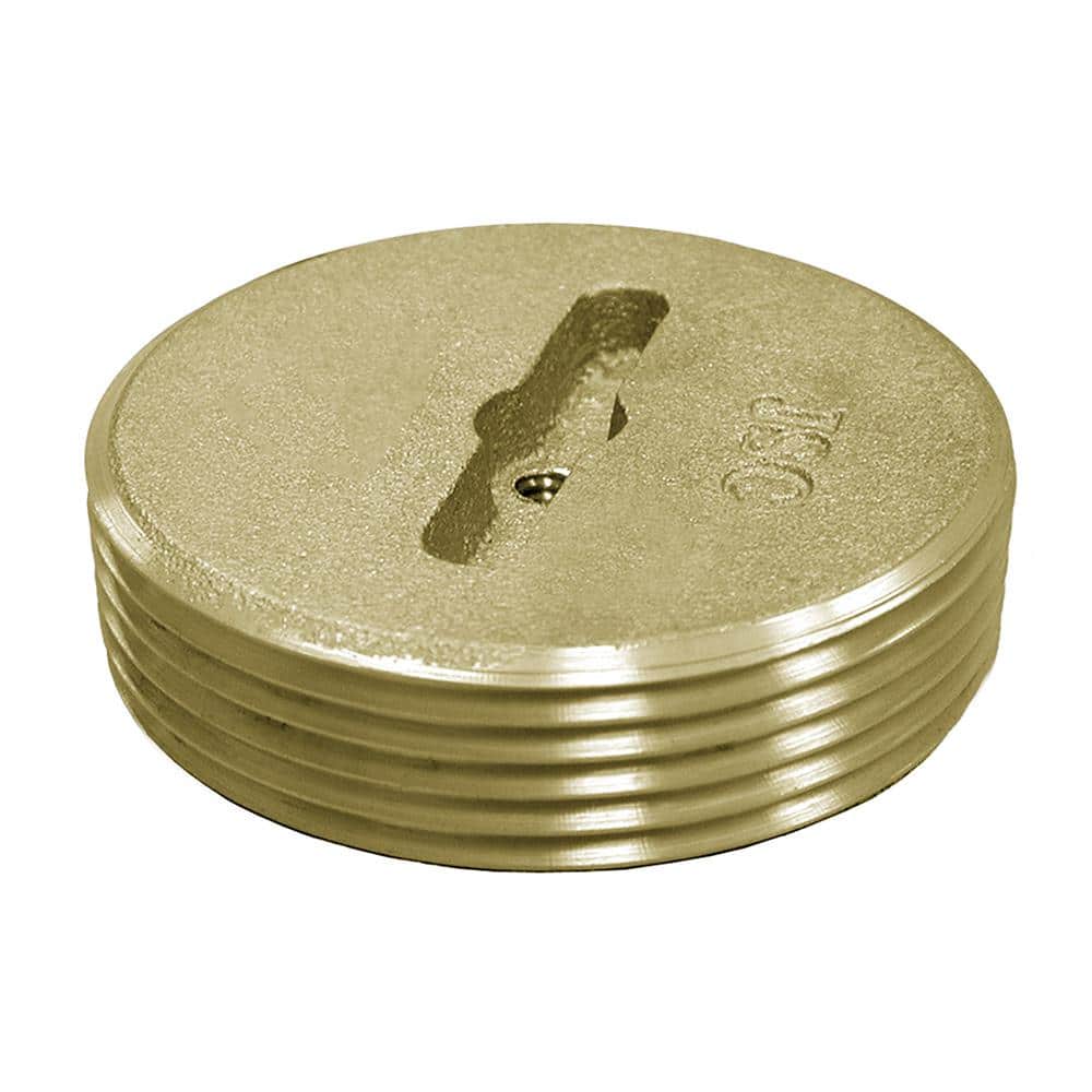 JONES STEPHENS Extension Cover Set Wall Cover with 2 in. Slotted Plug and 4 in. Cover (2)