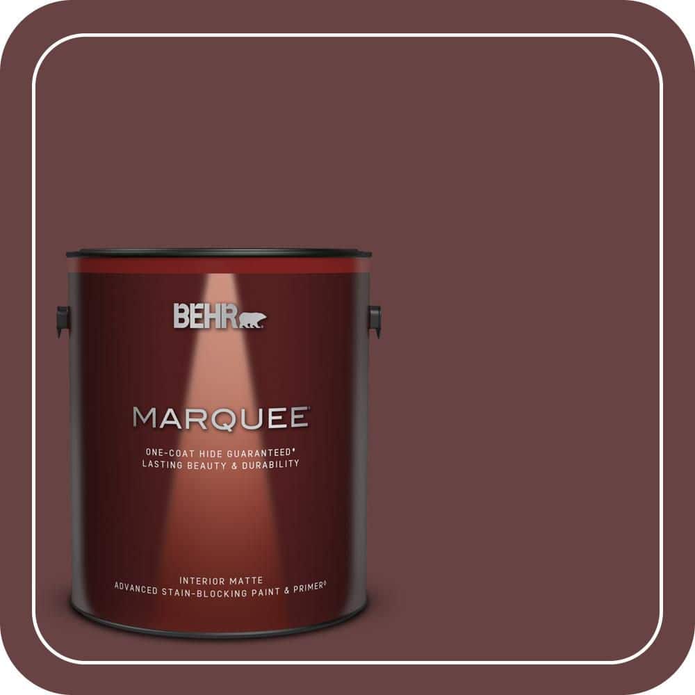 BEHR MARQUEE 1 gal. #MQ1-14 Twinberry One-Coat Hide Matte Interior Paint & Primer