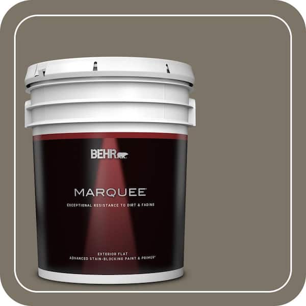 BEHR MARQUEE 5 gal. #QE-38 Rooftop Garden Flat Exterior Paint & Primer (2)