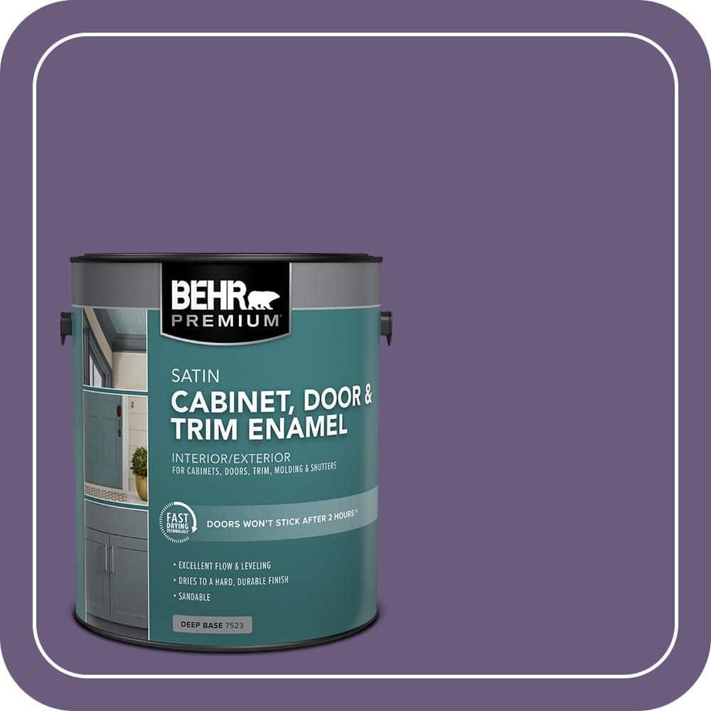BEHR PREMIUM 1 gal. #M560-6 Napa Winery Satin Enamel Interior/Exterior Cabinet, Door & Trim Paint