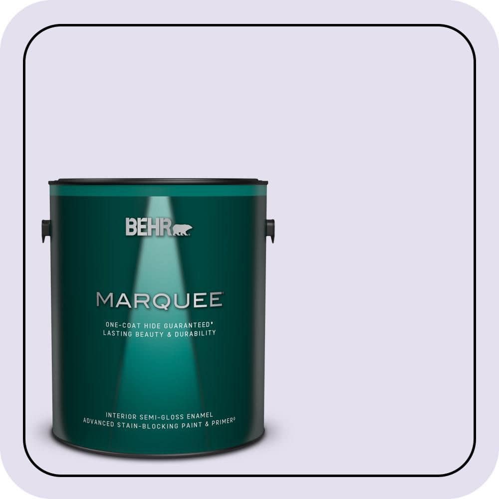 BEHR MARQUEE 1 gal. #P560-1 Blissful Semi-Gloss Enamel Interior Paint & Primer