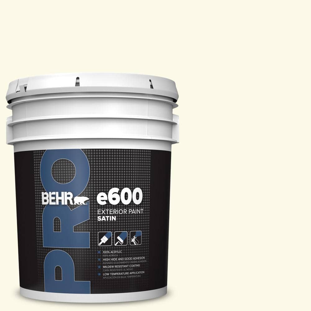BEHR PRO 5 gal. #BXC-86 Elderflower Satin Exterior Paint (1)