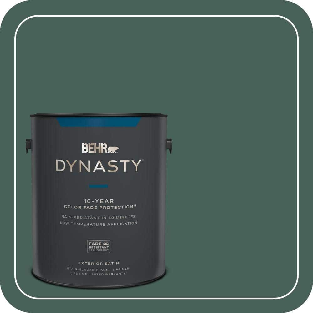 BEHR DYNASTY 1 gal. #T18-20 Equilibrium Satin Enamel Exterior Stain-Blocking Paint & Primer
