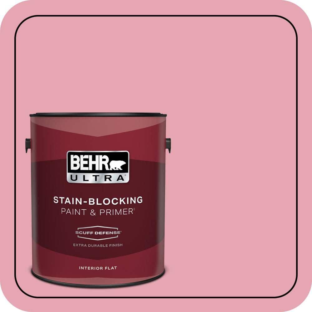 BEHR ULTRA 1 gal. #P140-3 Love At First Sight Extra Durable Flat Interior Paint & Primer (1)
