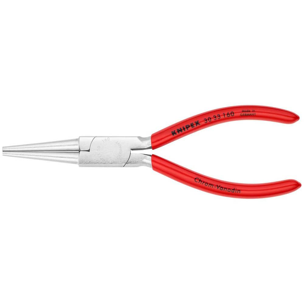 KNIPEX 6.25 in. Long Nose Pliers-Round Tips (1)