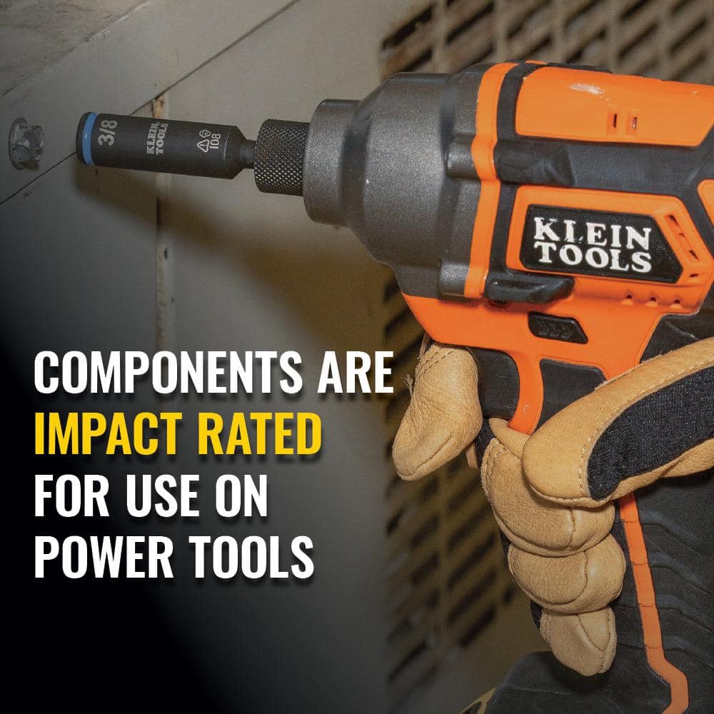 Klein Tools 11-in-1 Multi Bit Impact Rated Screwdriver / Nut Driver (3)