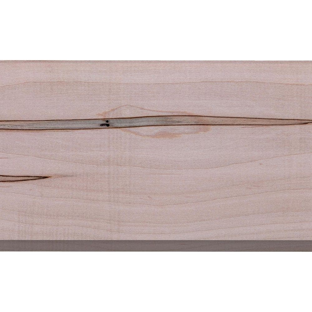 Ornamental Mouldings 0.4375 in. T x 5 in. W x 7.66 ft. L Unfinished Ambrosia Maple Wood Shiplap (2)
