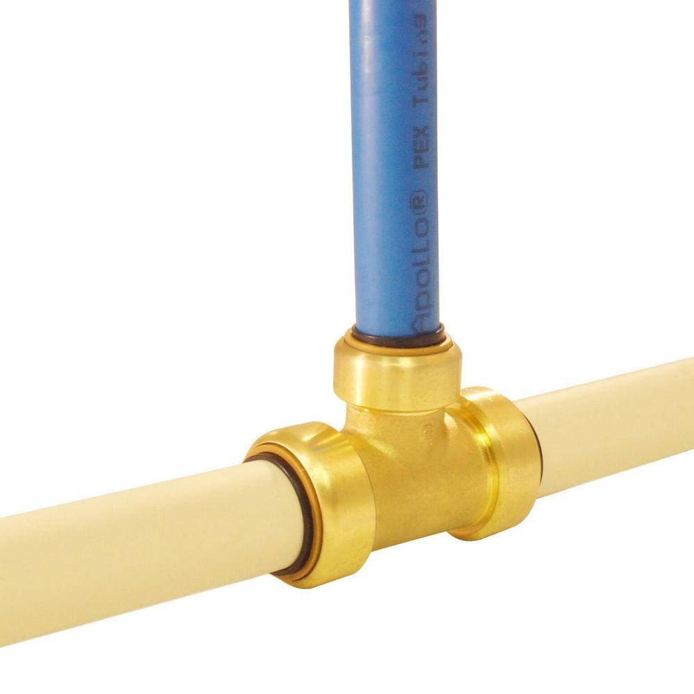 Tectite 3/4 in. Brass Push-to-Connect Reducer Tee (3)