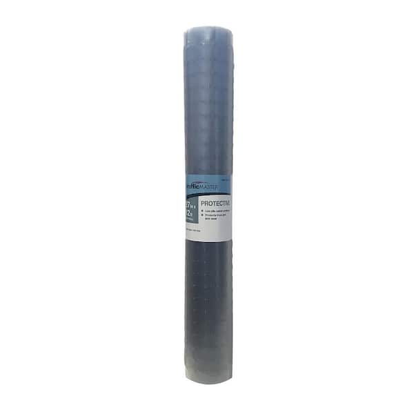 TrafficMaster 27 in. x 12 ft. Classic Rib Low Pile Clear Floor Protection