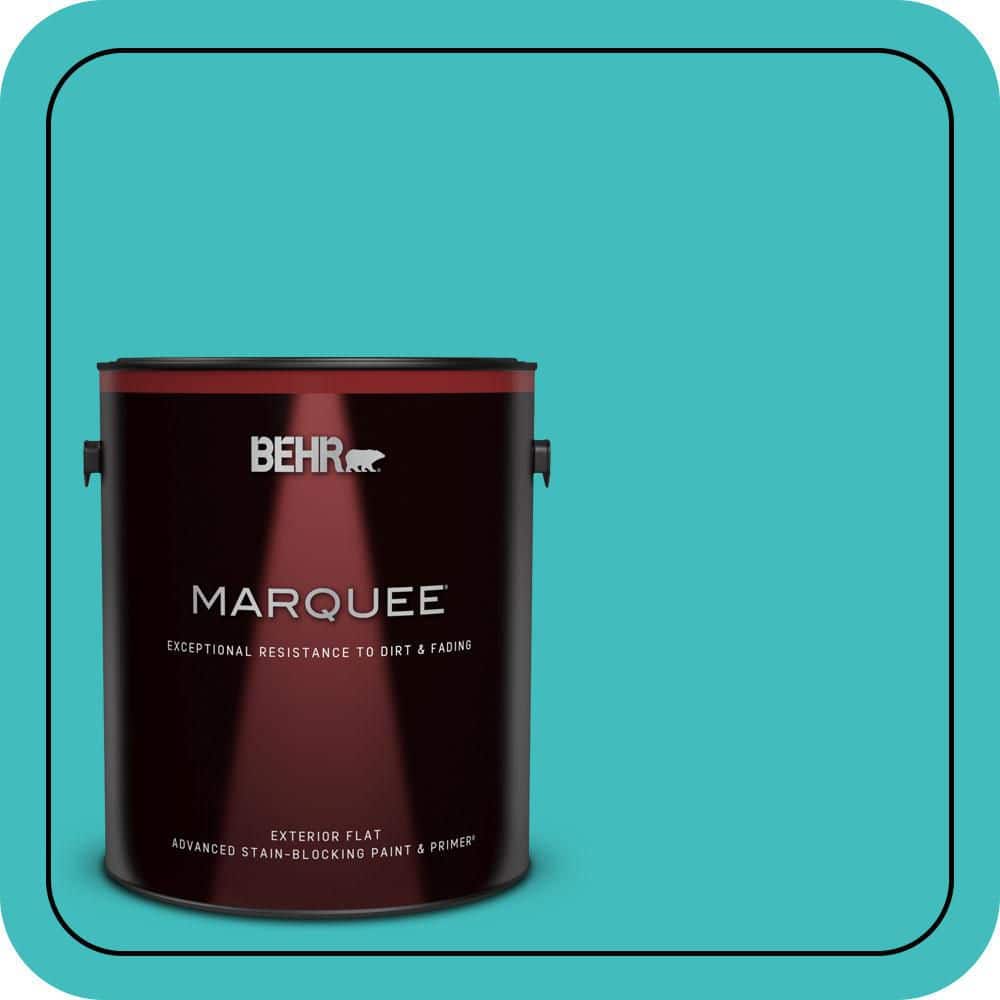 BEHR MARQUEE 1 gal. #P460-4 Lagoon Rock Flat Exterior Paint & Primer (1)