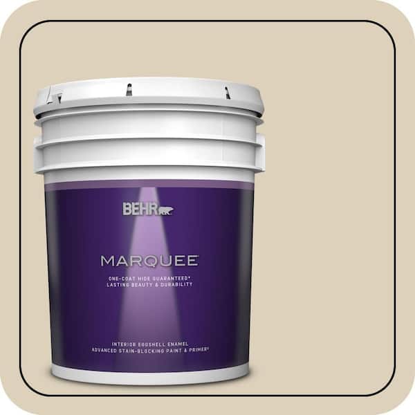 BEHR PREMIUM PLUS #BWC-26 Stucco Tan Enamel Interior/Exterior Paint & Primer Color Sample (3)