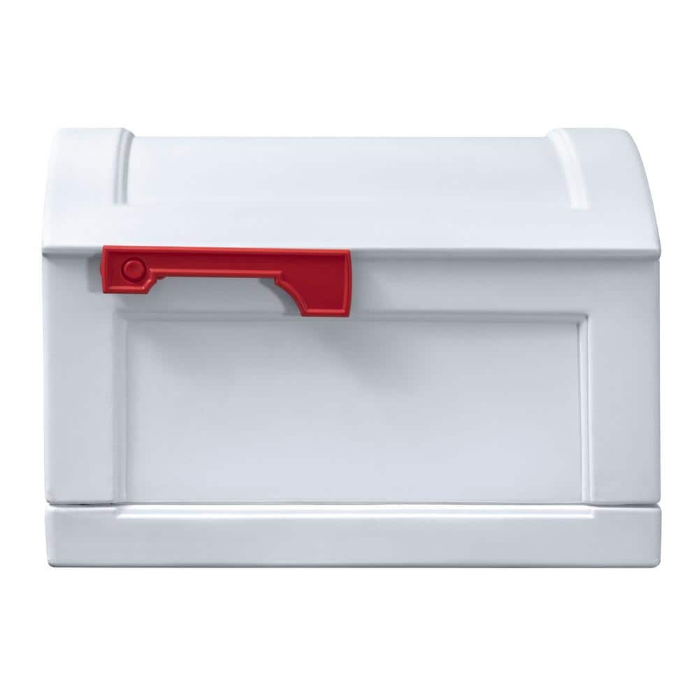 Step2 Town-to-Town Extra Large T4 Sized Resin Mailbox Classic White (2)