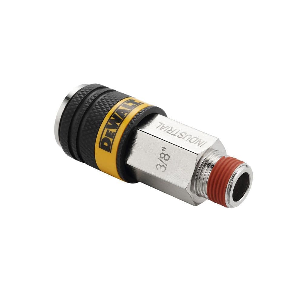 DEWALT 3/8 in. MNPT x 3/8 in. Body Industrial Coupler (2)