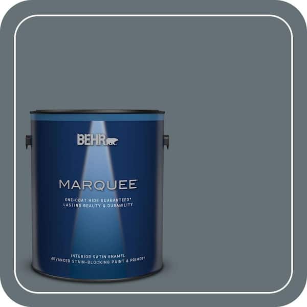 BEHR PREMIUM PLUS #740F-5 Myth Enamel Interior Stain-Blocking Paint and Primer (3)