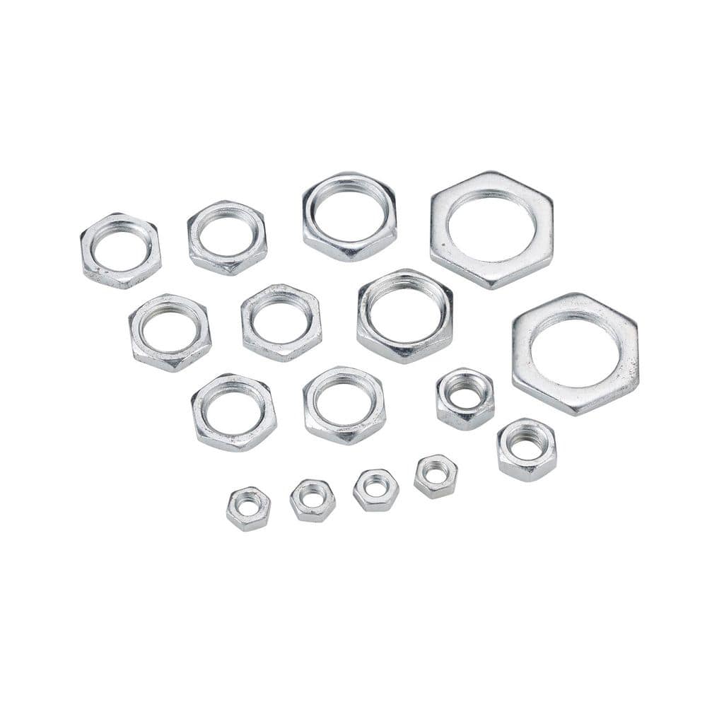 Bel Air Lighting Assorted Steel Hex Nuts (16-Pack) (2)