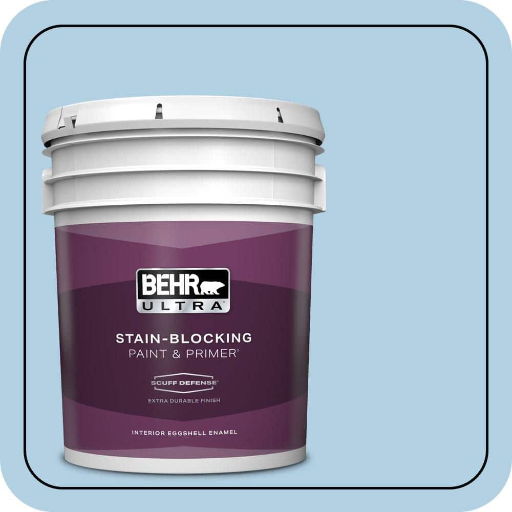 BEHR ULTRA 5 gal. #560C-3 Holiday Road Extra Durable Eggshell Enamel Interior Paint & Primer