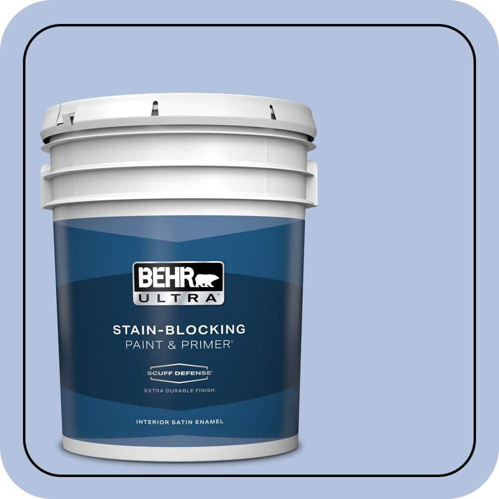 BEHR ULTRA 5 gal. #M540-3 Eternal Elegance Extra Durable Satin Enamel Interior Paint & Primer