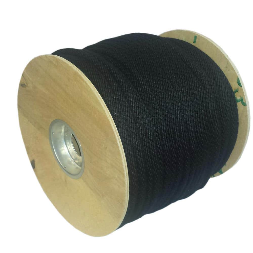 T.W. Evans Cordage #6 3/16 in. Black Sash Cord Theater Cord 600 ft.