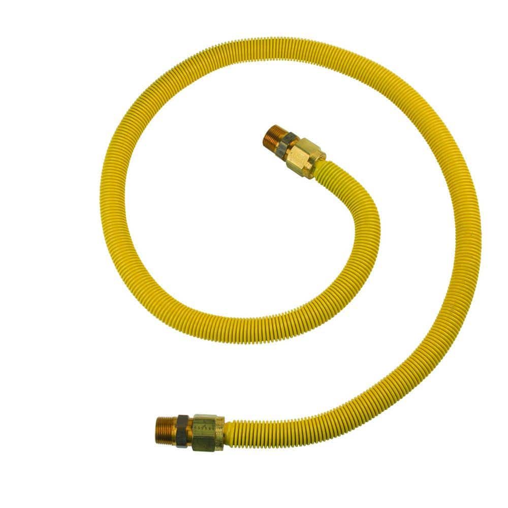 BrassCraft ProCoat 3/4 in. MIP x 3/4 in. MIP x 60 in. Stainless Steel Gas Connector 3/4 in. I.D. (197,400 BTU) (1)