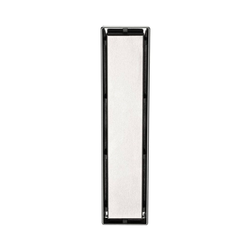 Tahanbath 12 in. Linear Shower Drain with Removable Cover, 304-Stainless Shower Drain Included Hair Strainer and Leveling Feet (2)