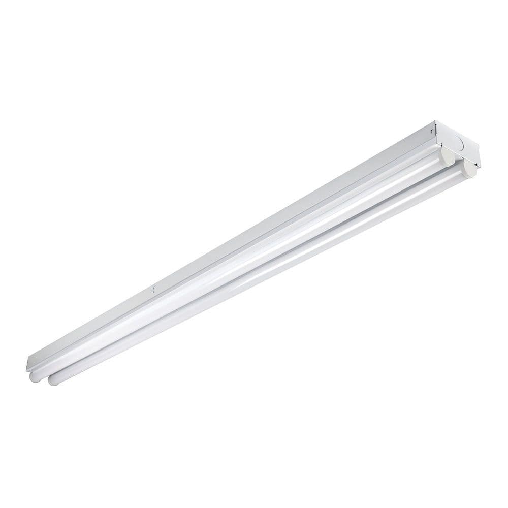 Metalux 4 ft. 2-Light Linear White Integrated LED Ceiling Strip Light for Commercial/Residential use with 4200 Lumens, 4000K (2)