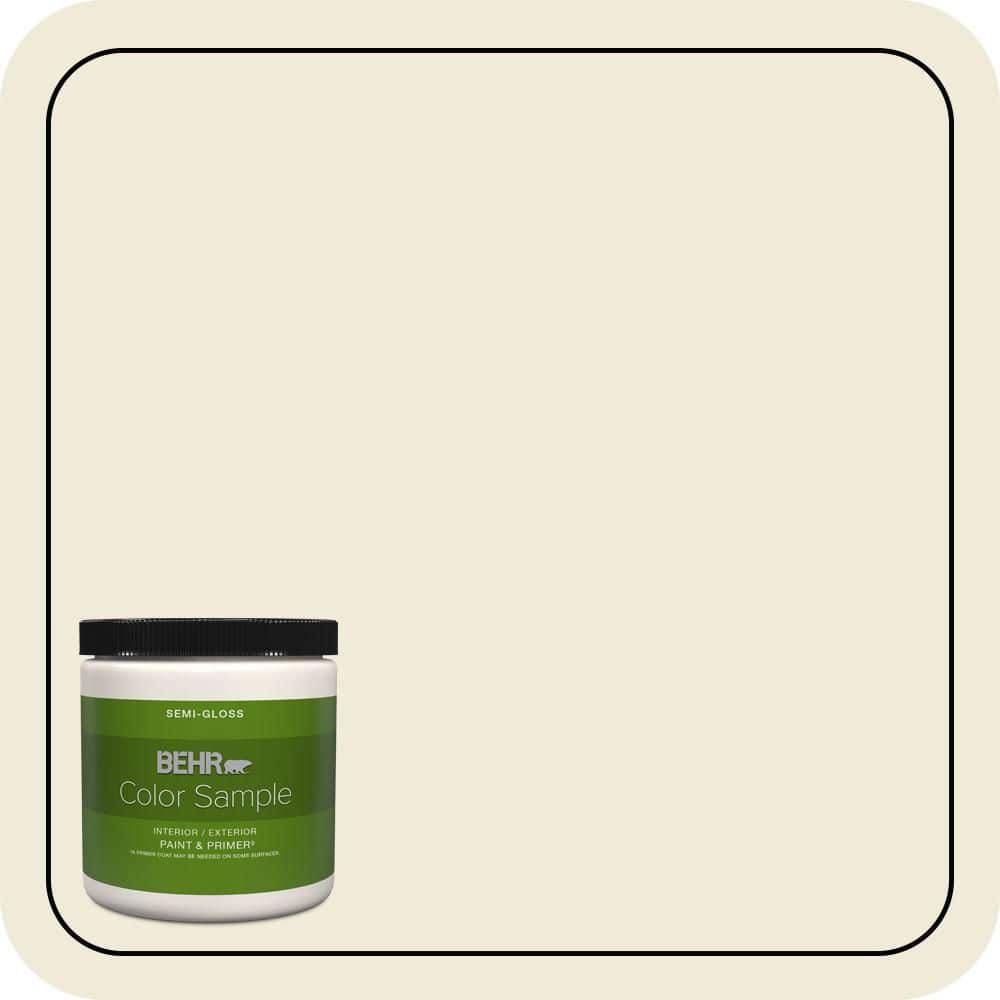 BEHR PREMIUM PLUS 8 oz. #T11-20 Lucky Potato Semi-Gloss Interior/Exterior Paint & Primer Color Sample