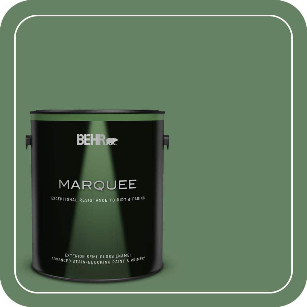 BEHR MARQUEE 1 gal. #S400-6 Tuscan Herbs Semi-Gloss Enamel Exterior Paint & Primer