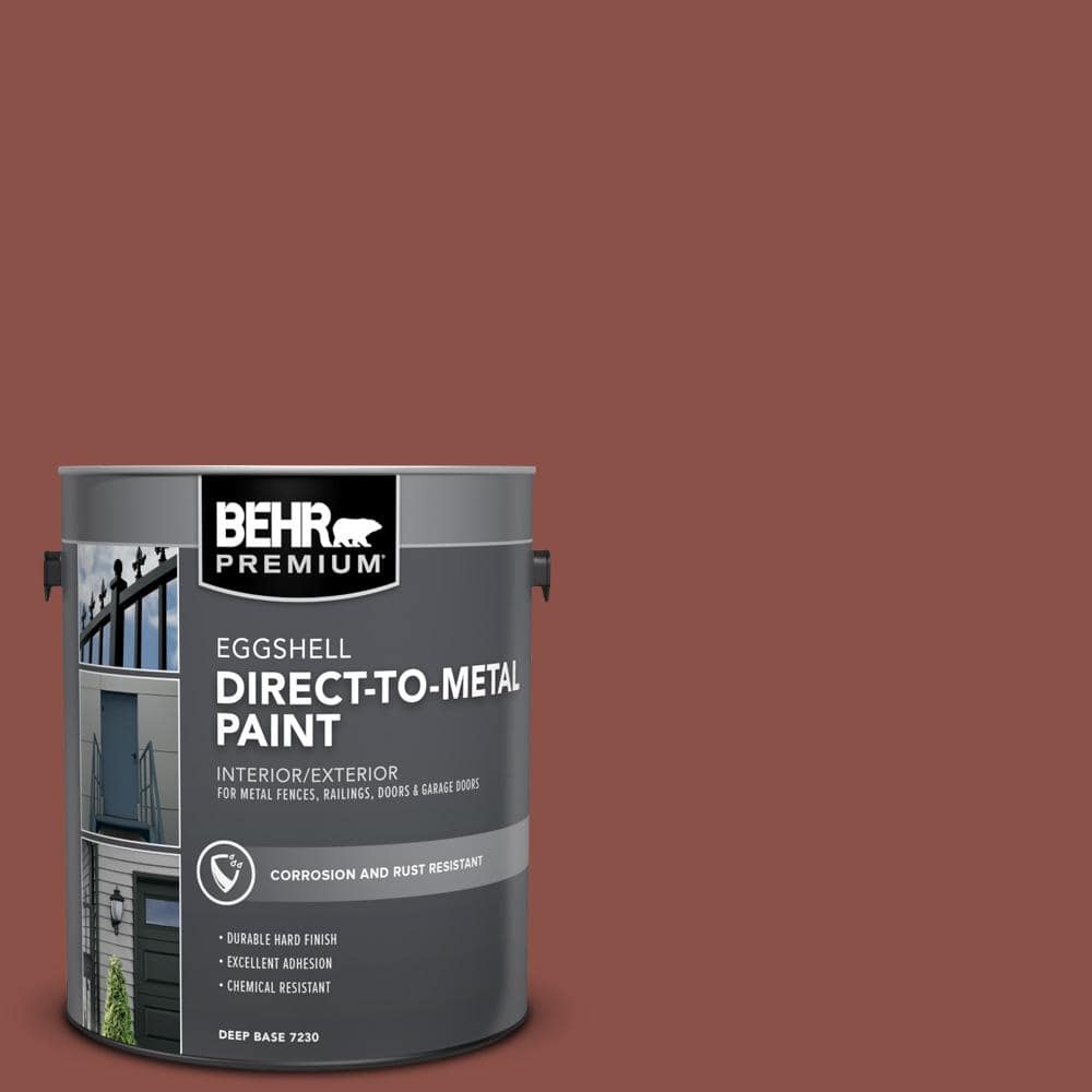 BEHR PREMIUM 1 gal. #S150-6 Spiced Berry Eggshell Direct to Metal Interior/Exterior Paint (1)