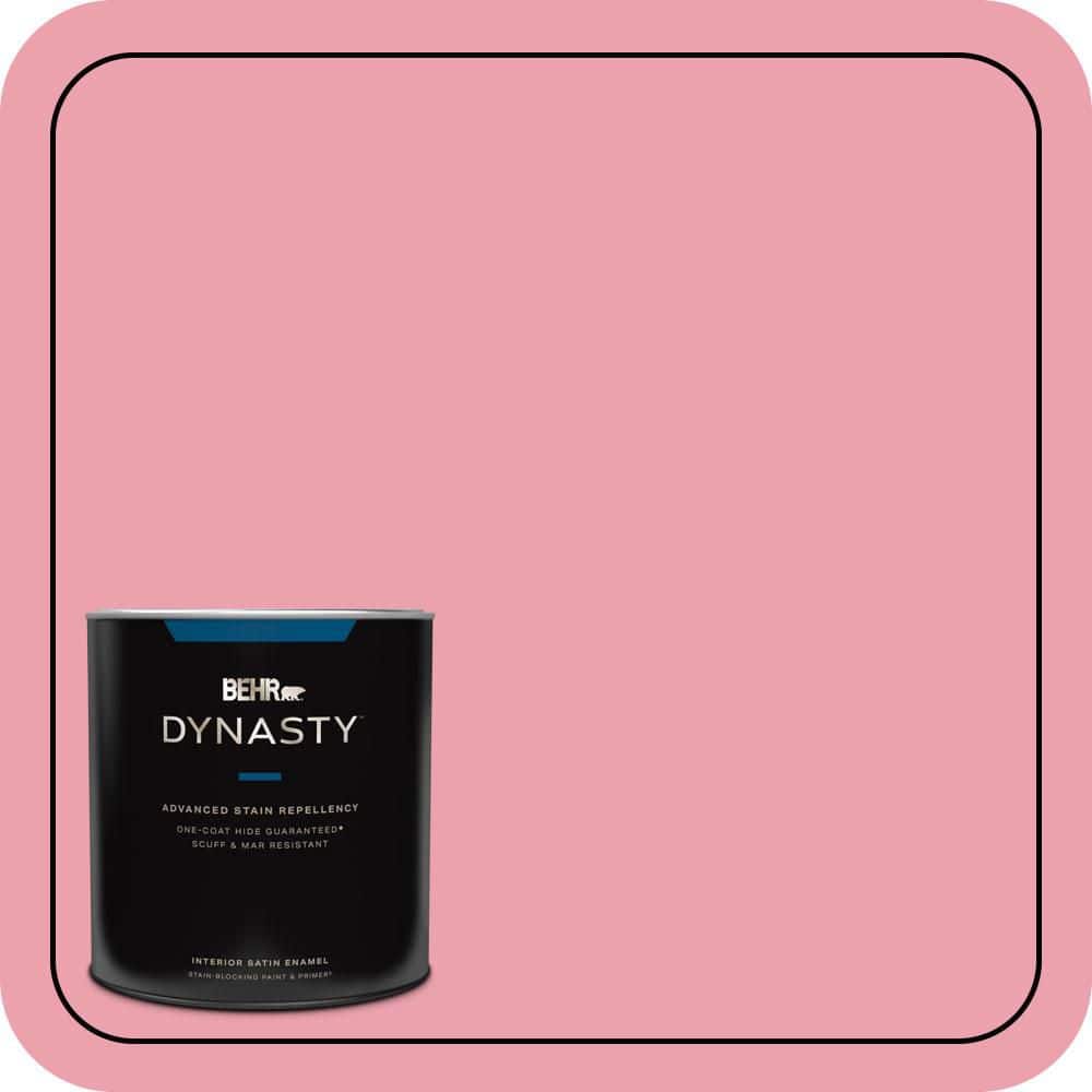 BEHR DYNASTY 1 qt. #P150-3 Pinque Satin Enamel Interior Stain-Blocking Paint and Primer