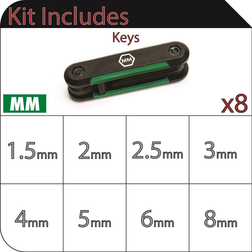 Husky Folding Hex Set, Metric (8-Piece) (2)