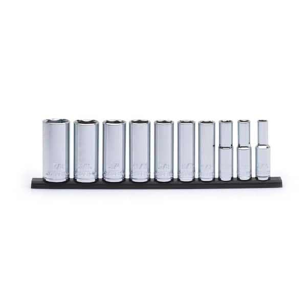 Husky 3/8 in. Drive Deep SAE Socket Set (10-Piece) (2)