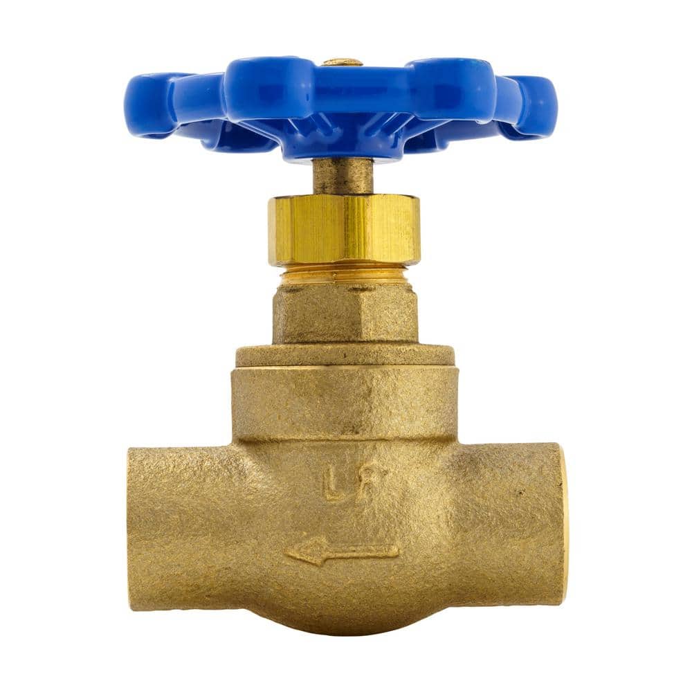 Everbilt 1/2 in. Brass Sweat x Sweat Stop Valve (3)