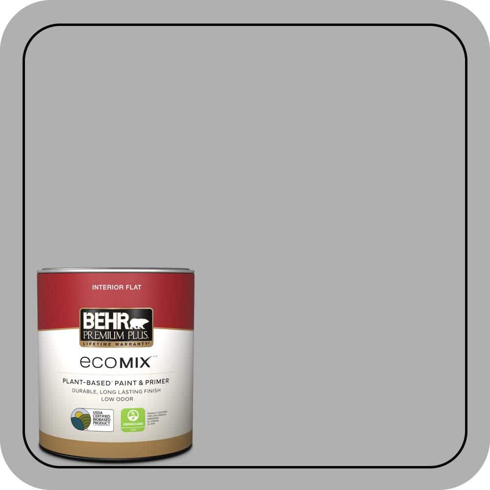 BEHR PREMIUM PLUS #780F-4 Sparrow Flat EcoMix Plant-Based & Primer (1)