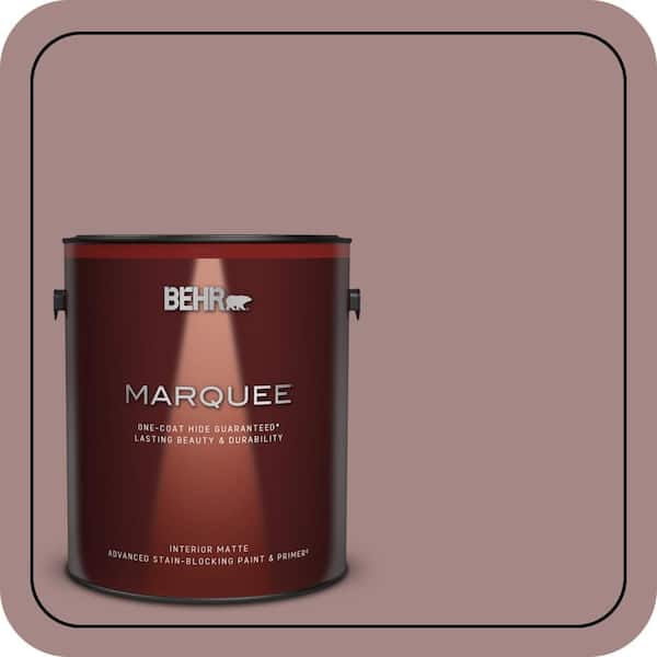 BEHR PREMIUM PLUS #120F-4 Blackberry Mocha Enamel & Primer Color Sample (4)