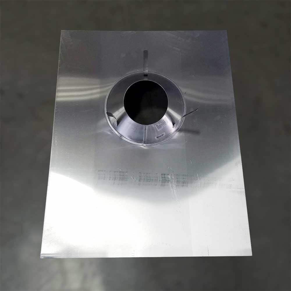 Gibraltar Building Products Aluminum Code Cap Base Vent Pipe Flashing (2)