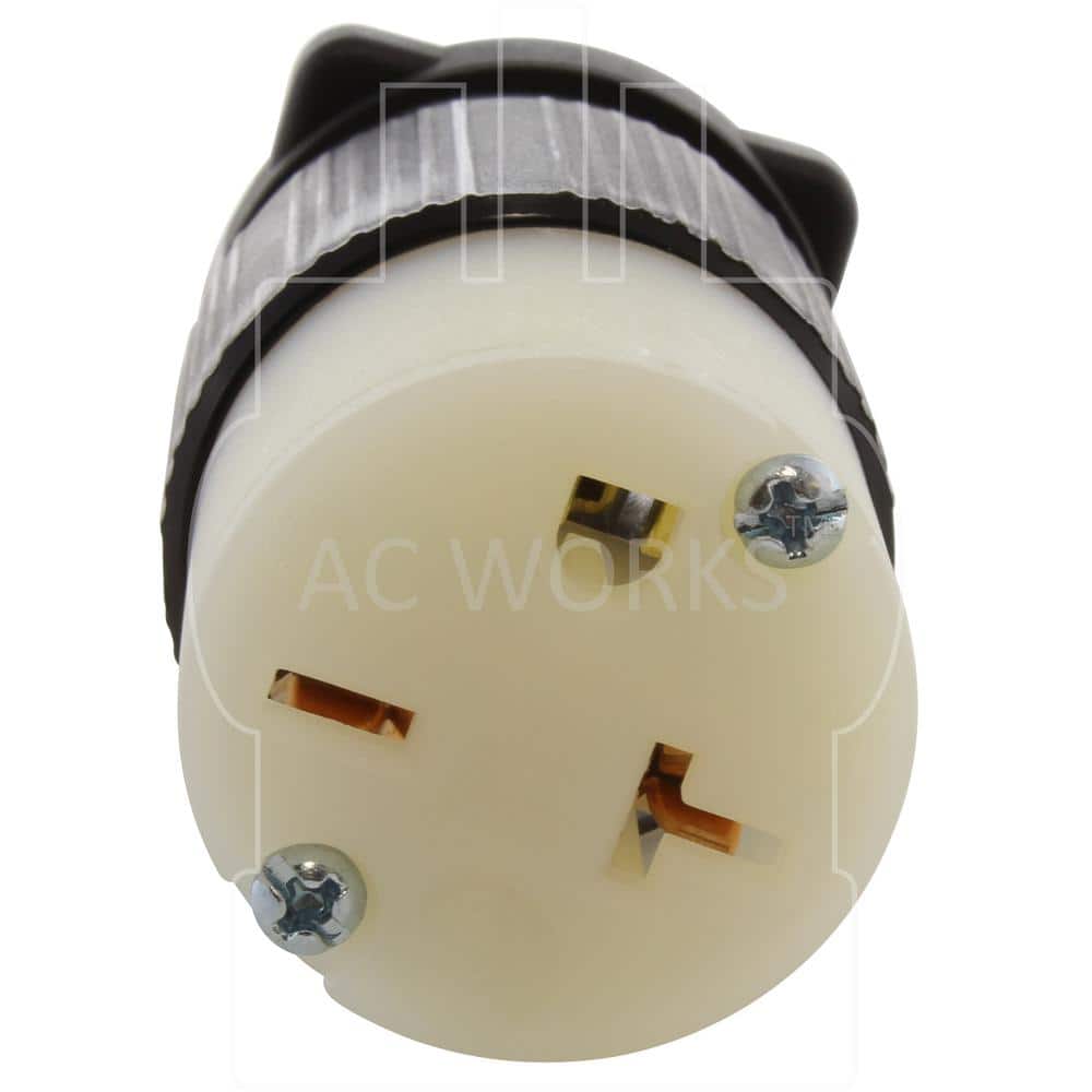 AC WORKS 15/ 20 Amp 250-Volt NEMA 6-15/20R 3-Prong Industrial Grade Heavy Duty Female Connector (3)