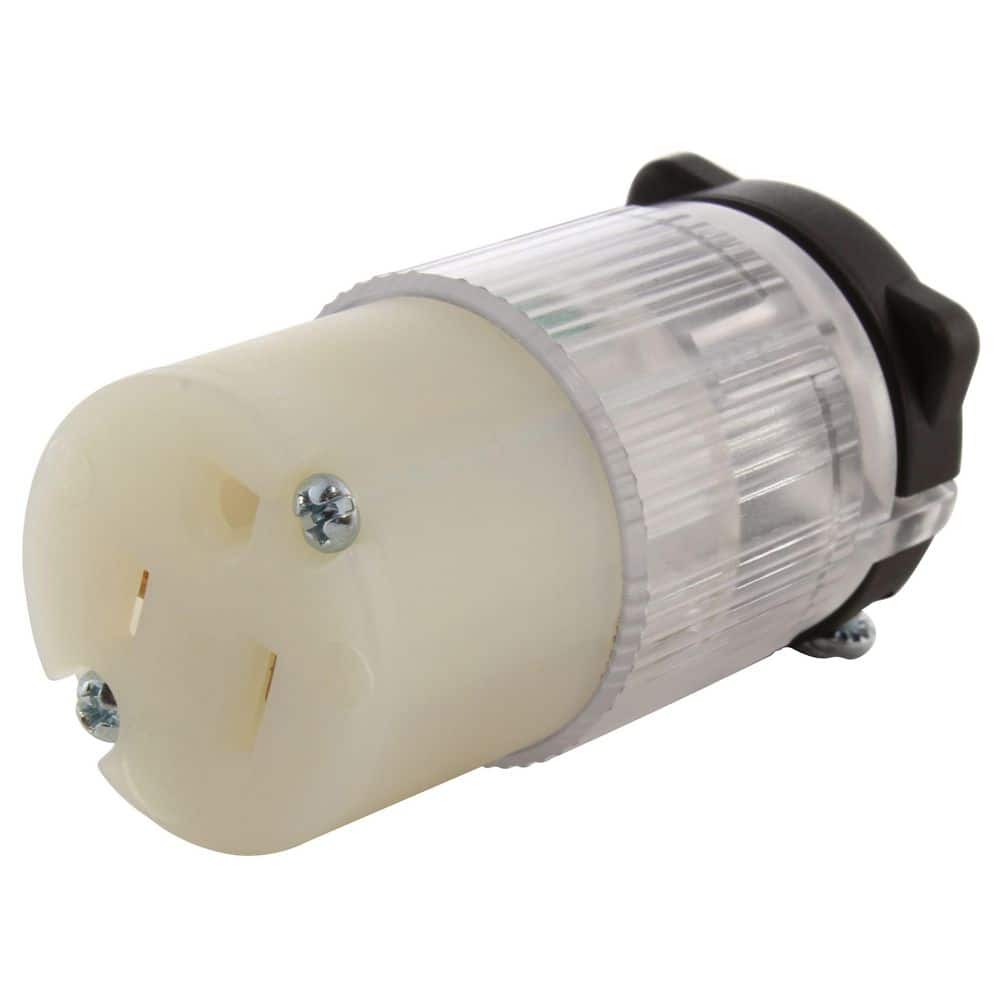 AC WORKS NEMA 5-15R 15A 125V Household Outlet with Power Indicator UL, C-UL Approval (1)