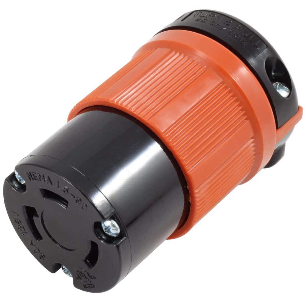 AC WORKS NEMA L5-30R 30A 125V 3-Prong Locking Female Connector with UL, C-UL Approval (1)