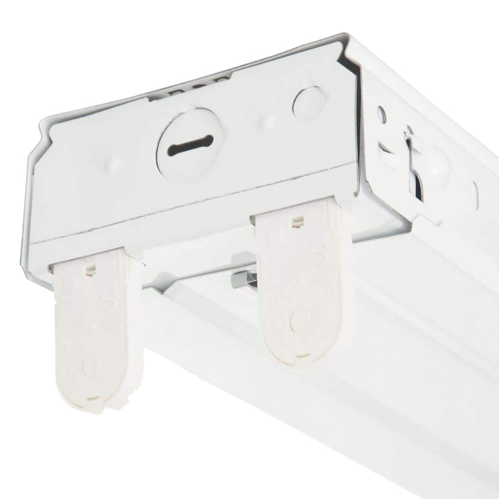 Metalux 32-Watt 2-Light White 4 ft. Fluorescent Strip Light (4)