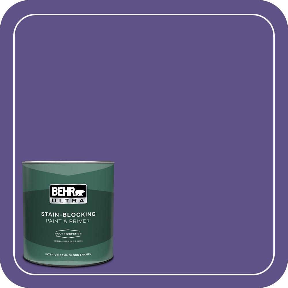 BEHR ULTRA 1 qt. #P560-7 Kings Court Extra Durable Semi-Gloss Enamel Interior Paint & Primer