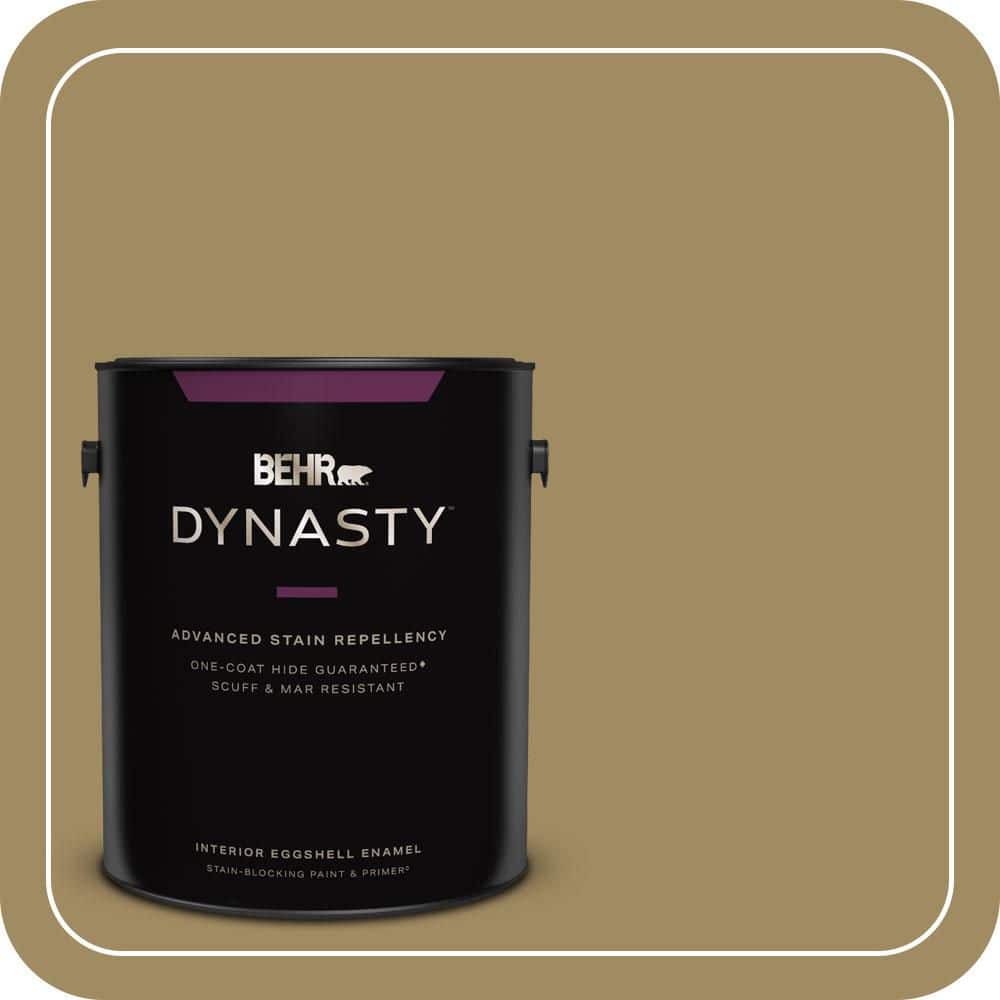 BEHR DYNASTY 1 gal. #S320-6 Garden Salt Green One-Coat Hide Eggshell Enamel Interior Stain-Blocking Paint & Primer