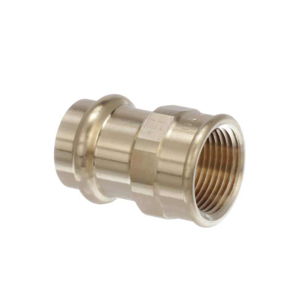 Viega ProPress 1/2 in. Press 3/4 in. FPT Zero-Lead Bronze Adapter