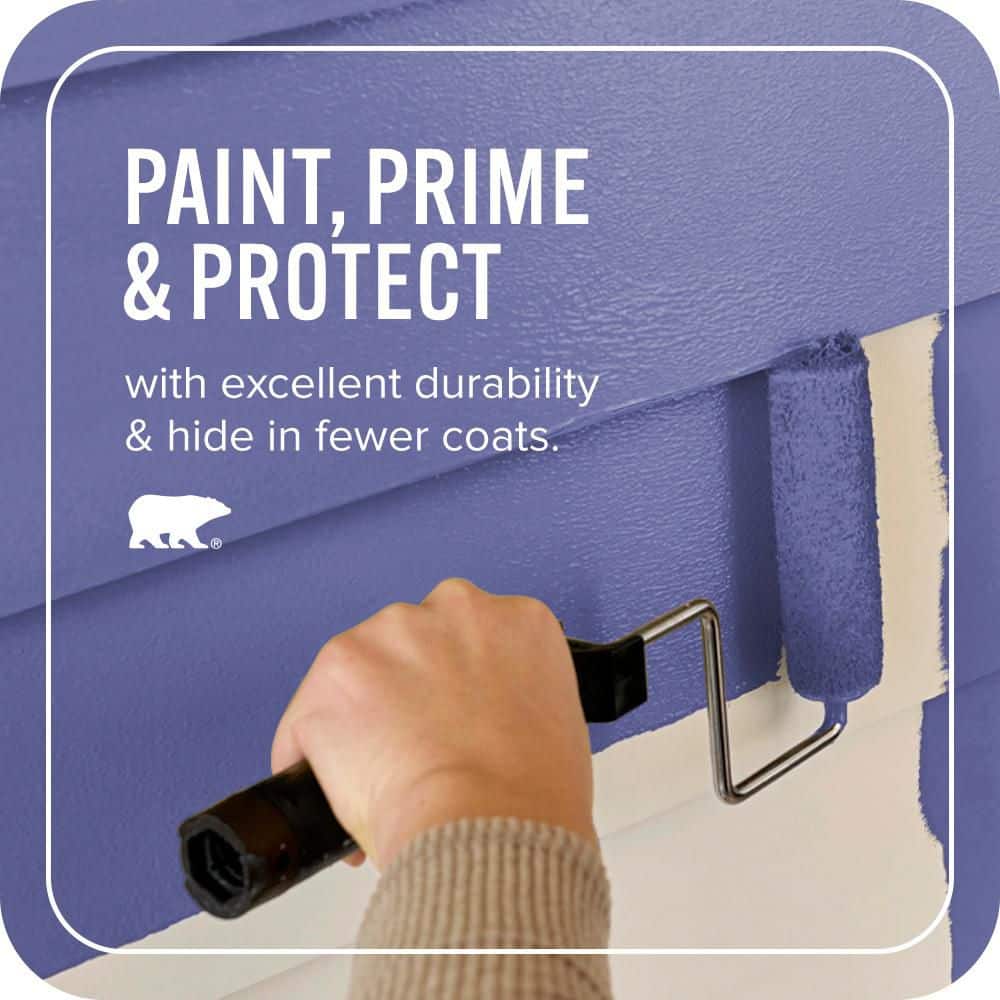 BEHR ULTRA 5 gal. #P550-6 Wizards Potion Satin Enamel Exterior Paint & Primer (3)