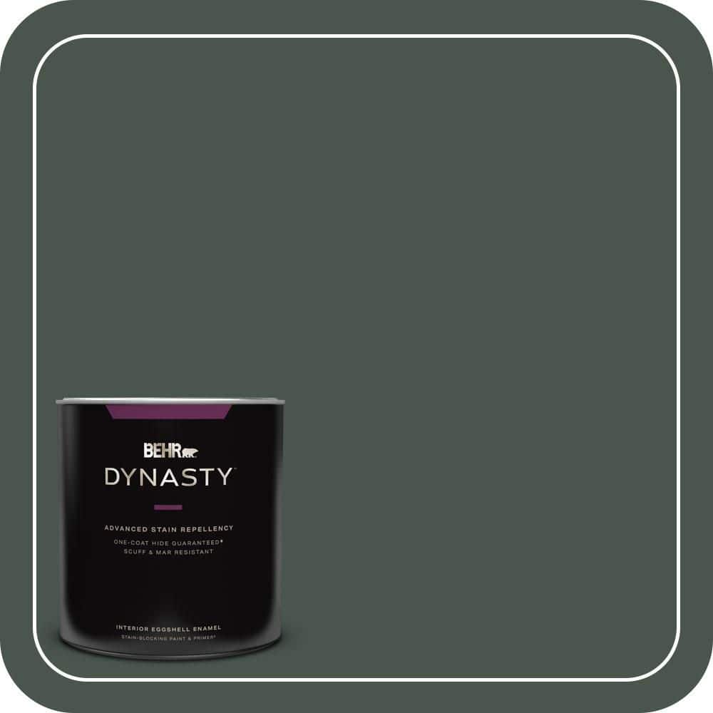 BEHR DYNASTY 1 qt. #460F-7 Hazel Woods Eggshell Enamel Interior Stain-Blocking Paint & Primer