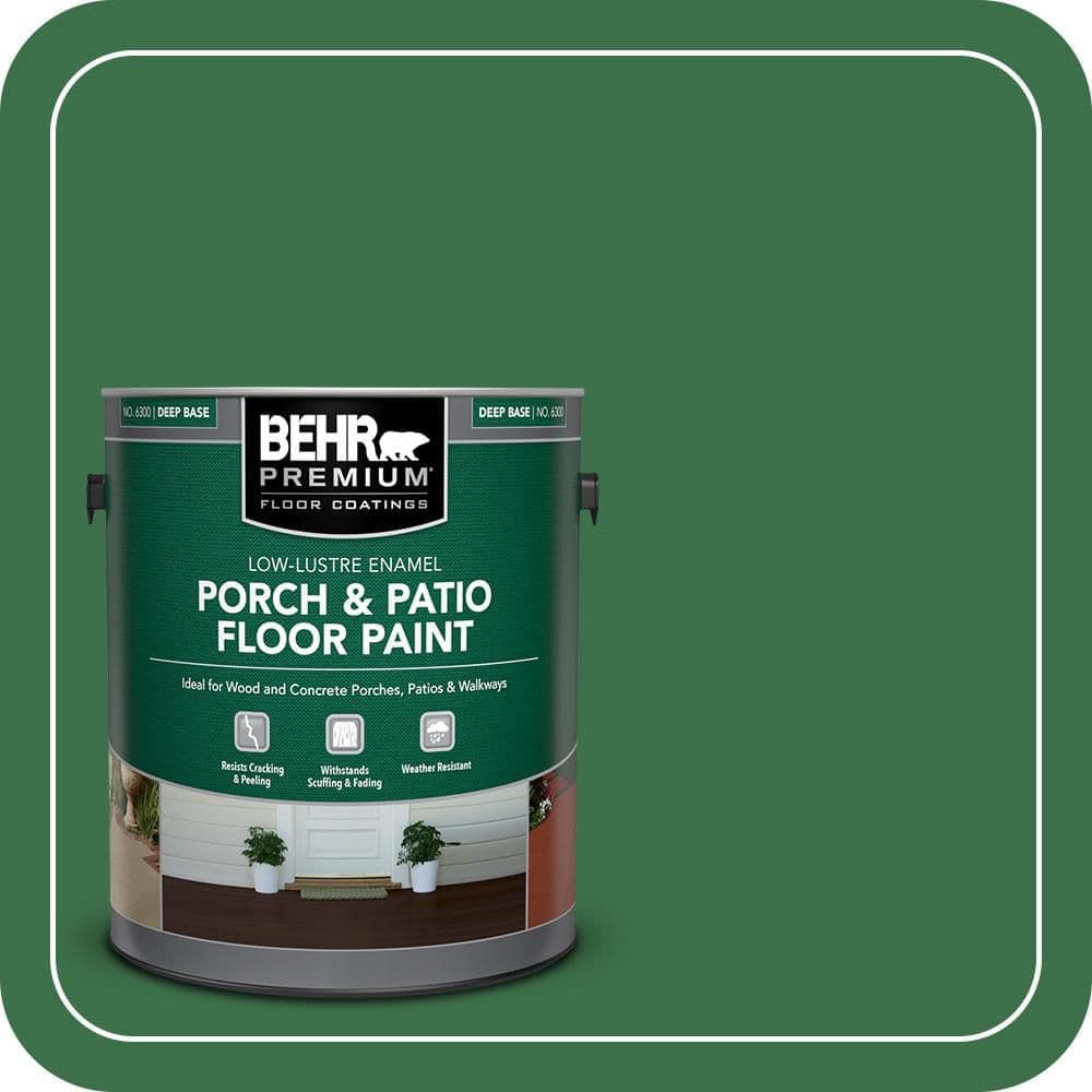 BEHR PREMIUM #S-H-450 Low-Lustre Enamel Interior/Exterior Porch and Patio Floor Paint (1)
