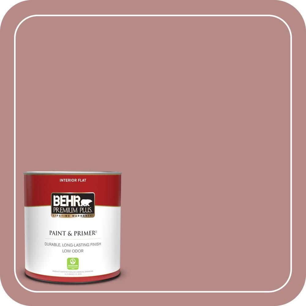 BEHR PREMIUM PLUS #150F-4 Victorian Mauve Enamel Low Odor & Primer (1)