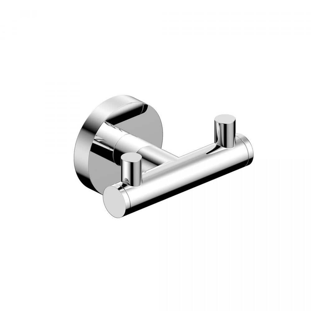 WS Bath Collections Norm Single Hook in Polished Chrome (Set of 2)
